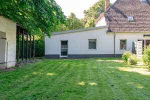 Der Zugang aus der Küche in den Garten