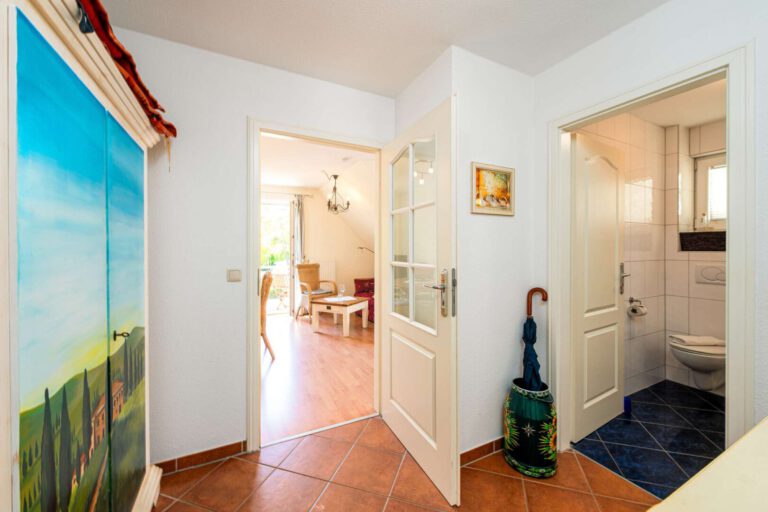 Der offene Blick in die Wohnung