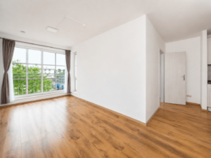 Der helle Wohn- und Essbereich
