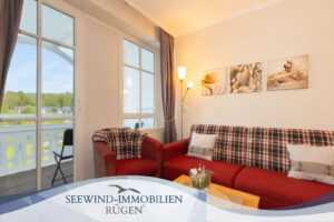 Stylische 2-Zimmer-Ferienwohnung mit Balkon im Ostseebad Sellin