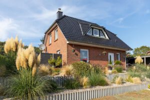 Die gepflegte Aussenanlage