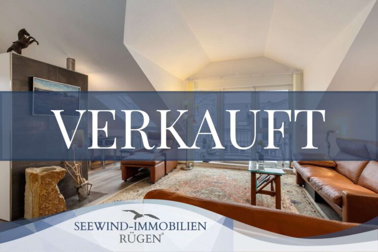 Moderne Maisonette-Wohnung mit Wasserblick - in der schönen Hafenstadt Sassnitz auf der Insel Rügen
