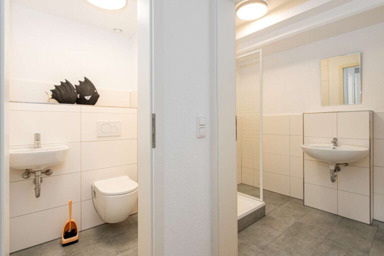 Zusätzlicher Komfort – das separate WC als Pluspunkt