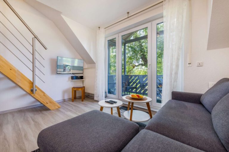 Der Zugang zum Balkon