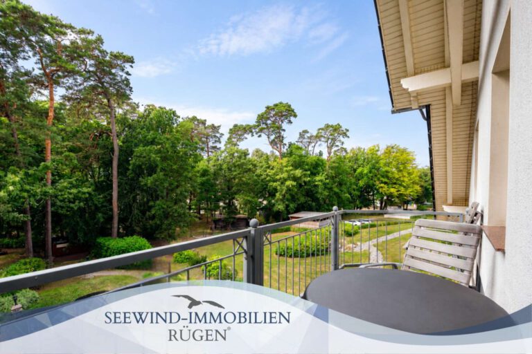Ostsee-Auszeit mit Balkon und Weitblick: 3-Zimmer-Wohnung in Baabe