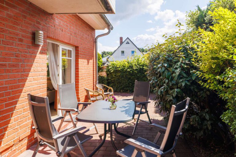 Die sonnige Terrasse