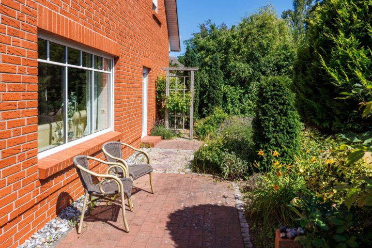 Die sonnige Terrasse