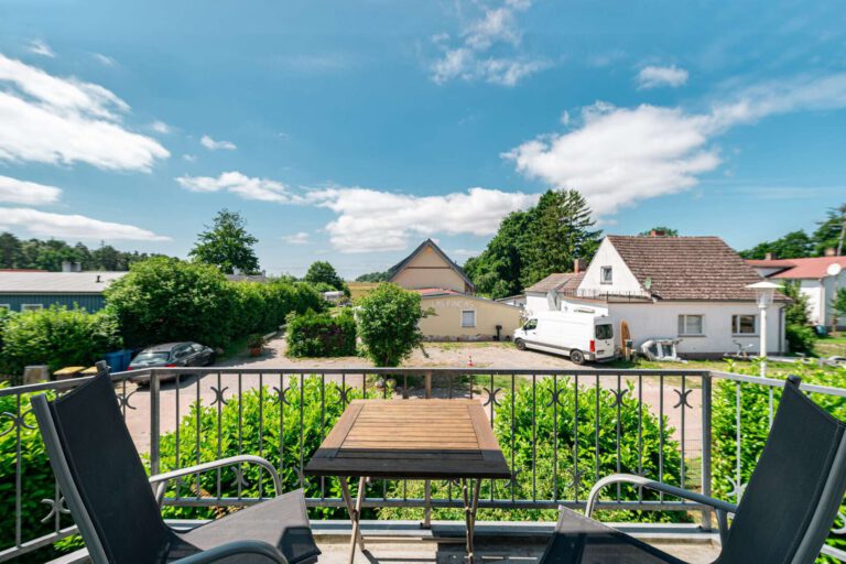 Der sonnige Balkon