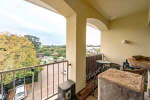 Der überdachte Balkon