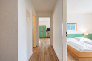 Der zentrale Flur der Wohnung