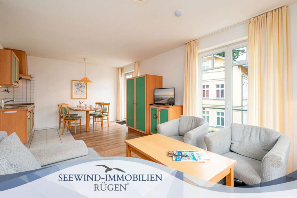 Strandnahe Ferienwohnung mit Balkon in Göhren
